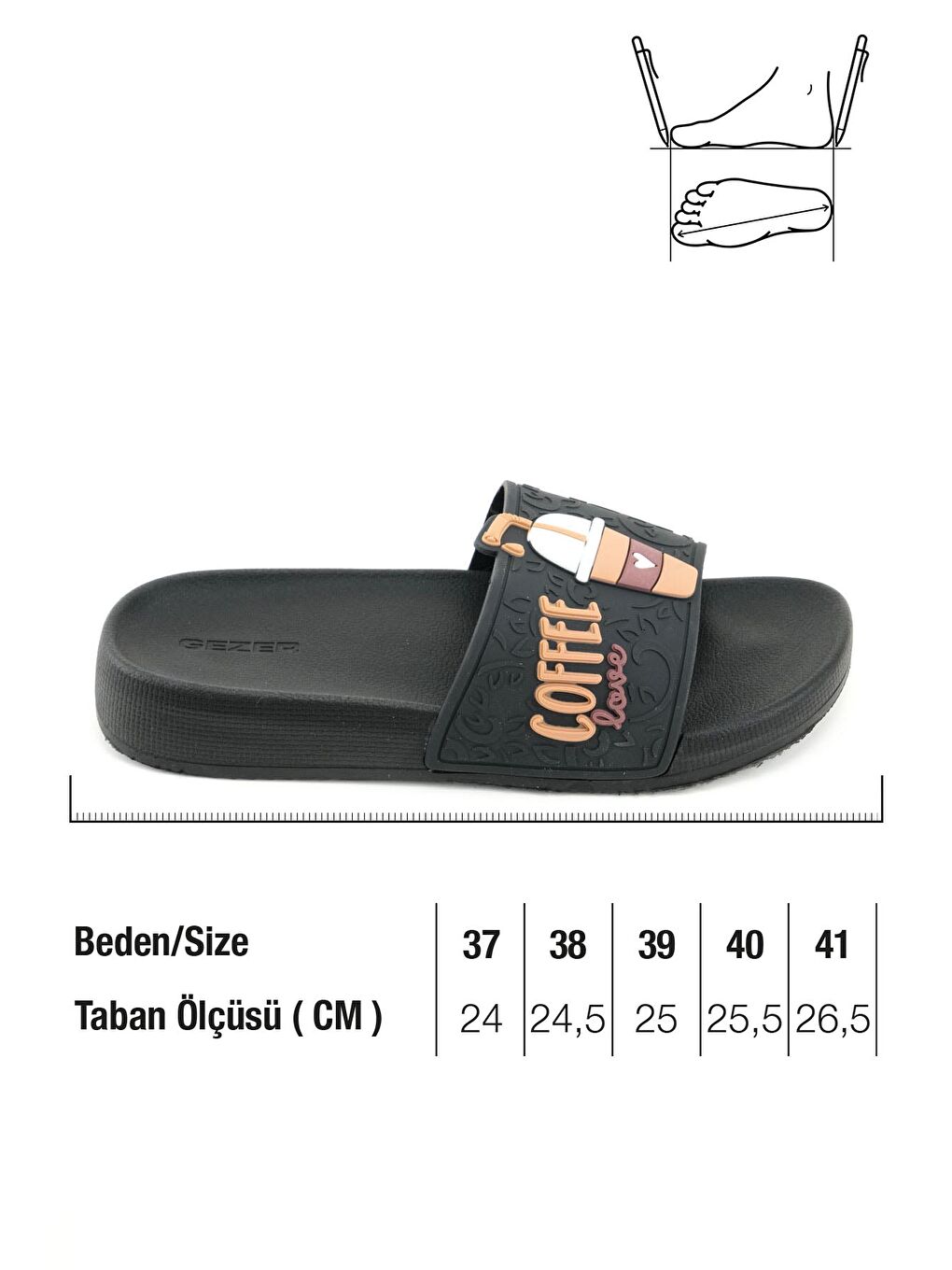 Siyah Kadın Yazlık PU Islak Zemine Uygun Ev Bahçe Banyo Havuz Terlik-1