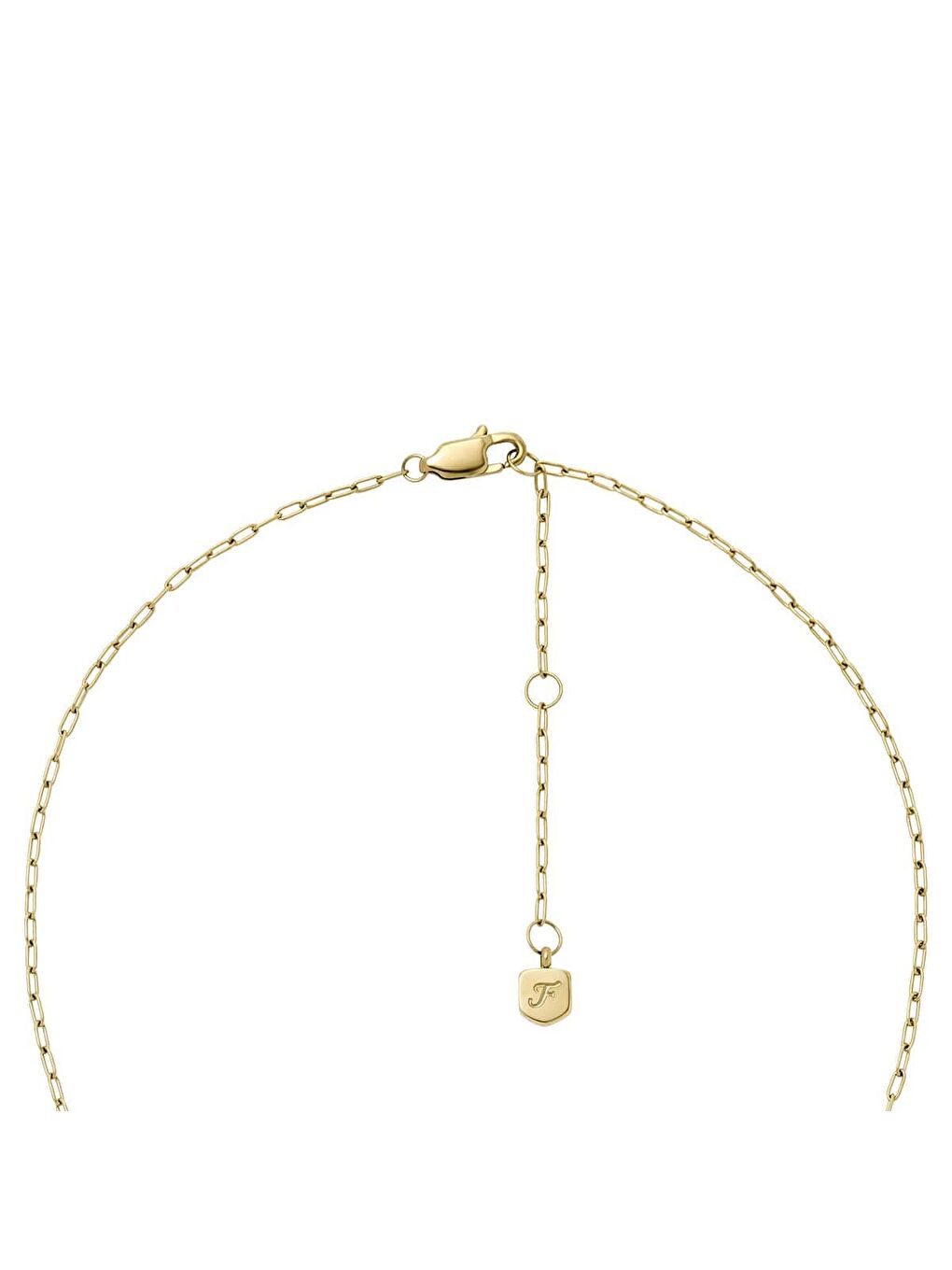 Sarı JF04856-710 Kalpli Kadın Kolye-2