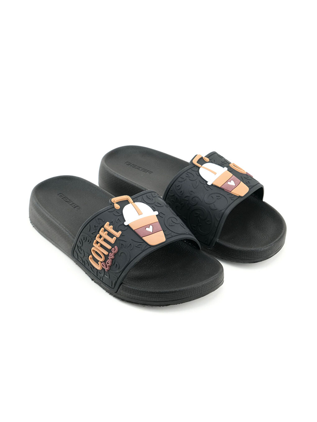 Siyah Kadın Yazlık PU Islak Zemine Uygun Ev Bahçe Banyo Havuz Terlik-2