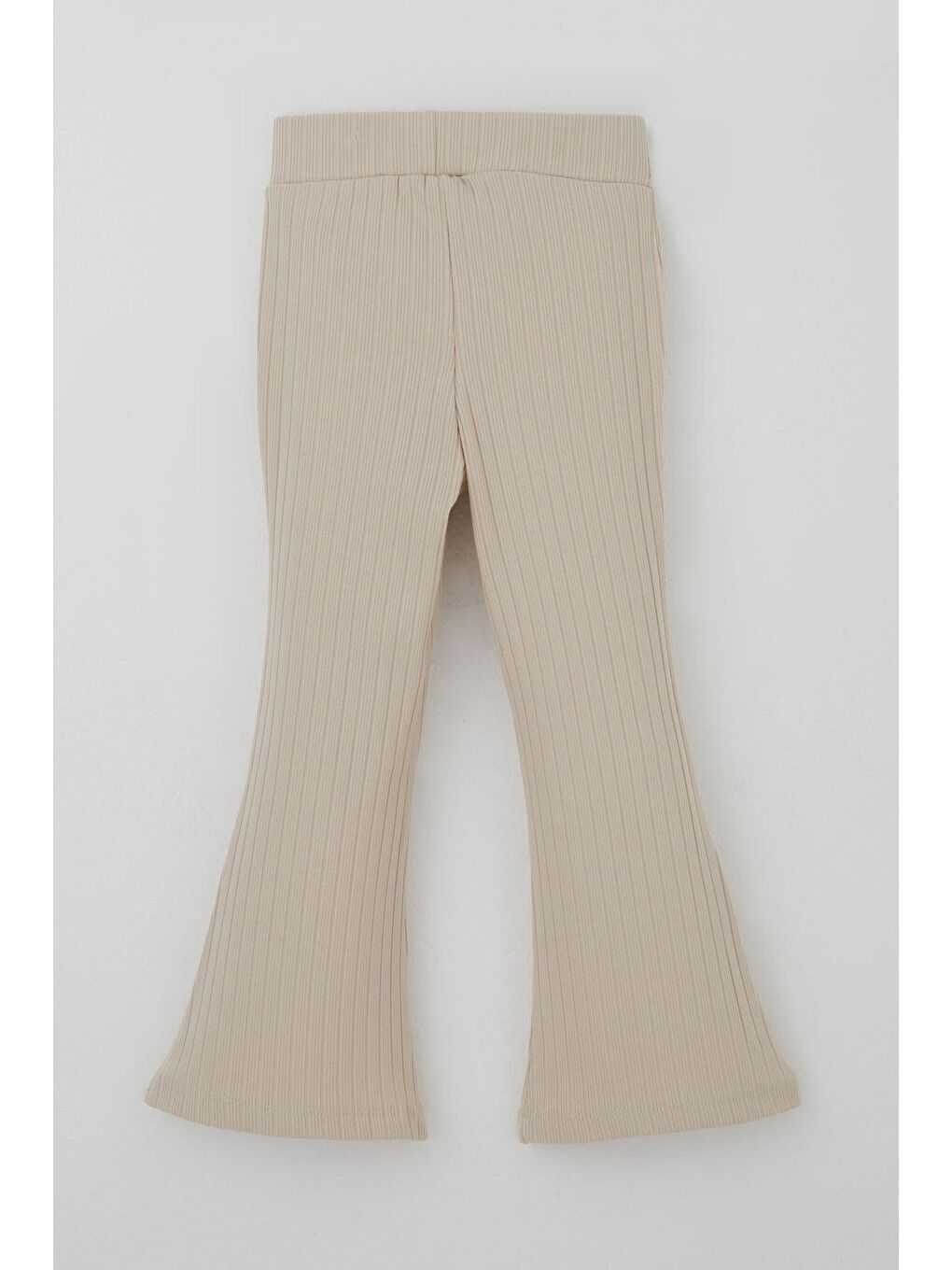 Kız Çocuk Tayt Bel Kısmı Arma Aksesuar Detaylı Bej (3-7 Yaş)-1