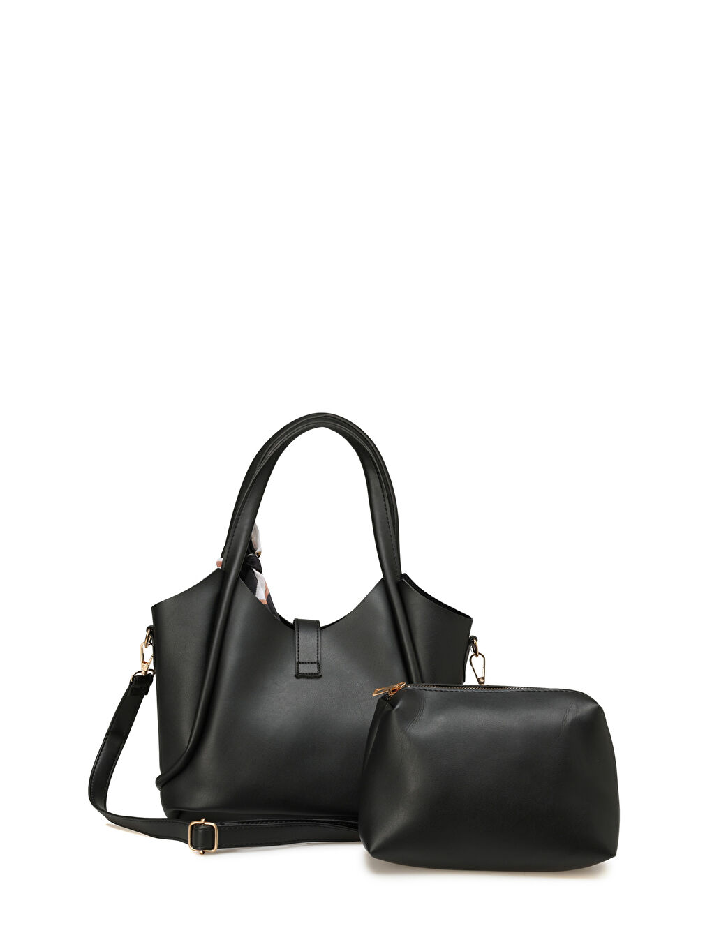 CLT PRM KLTLI OMZ 5PR Siyah Kadın Omuz Çantası-2