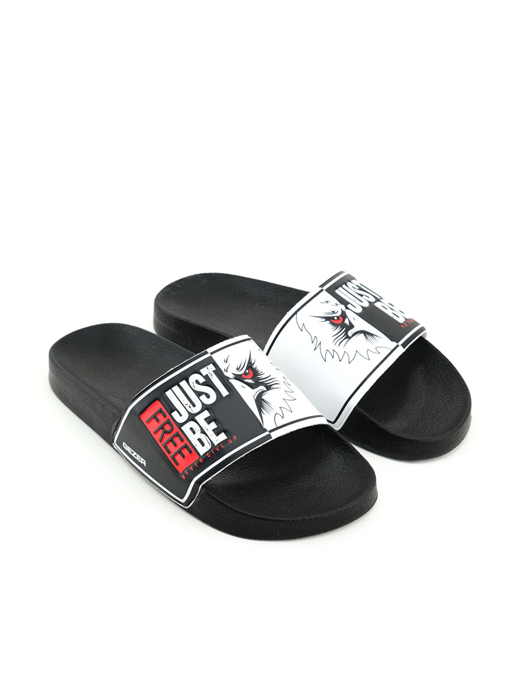 Siyah Erkek Yazlık PU Islak Zemine Uygun Ev Bahçe Banyo Havuz Terlik-2