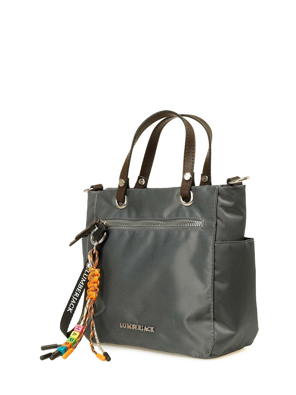 Gri TEX SERI S KL 5PR Antrasit Kadın Kol Çantası-1