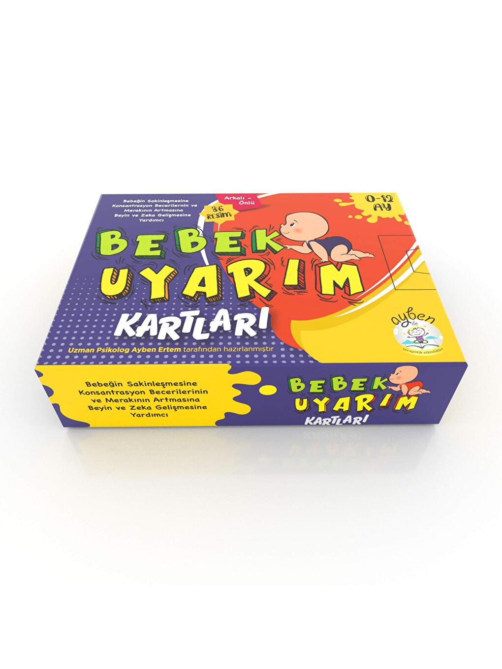 Ayben ile Oyun Karışık Bebek Uyarım Kartları - 3