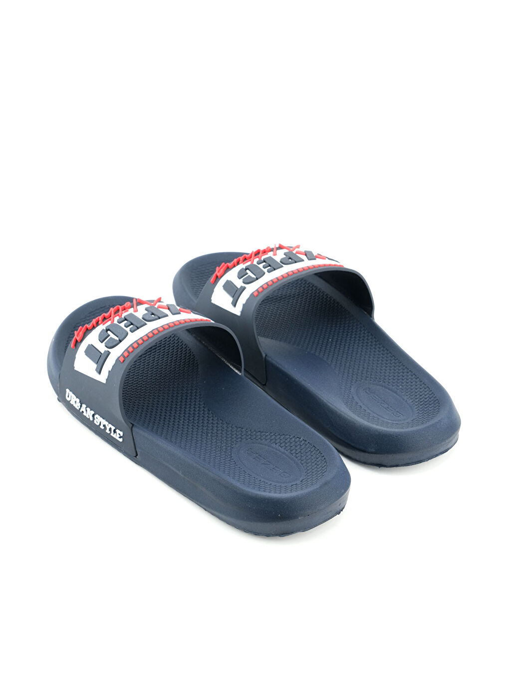 Lacivert Erkek Yazlık PU Islak Zemine Uygun Ev Bahçe Banyo Havuz Terlik-3