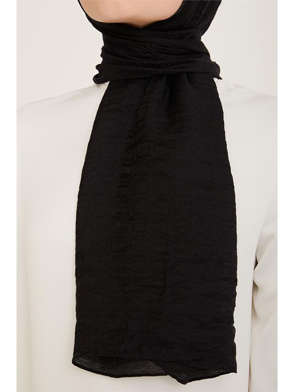 Siyah Trend Dama Şal 2 3493-1