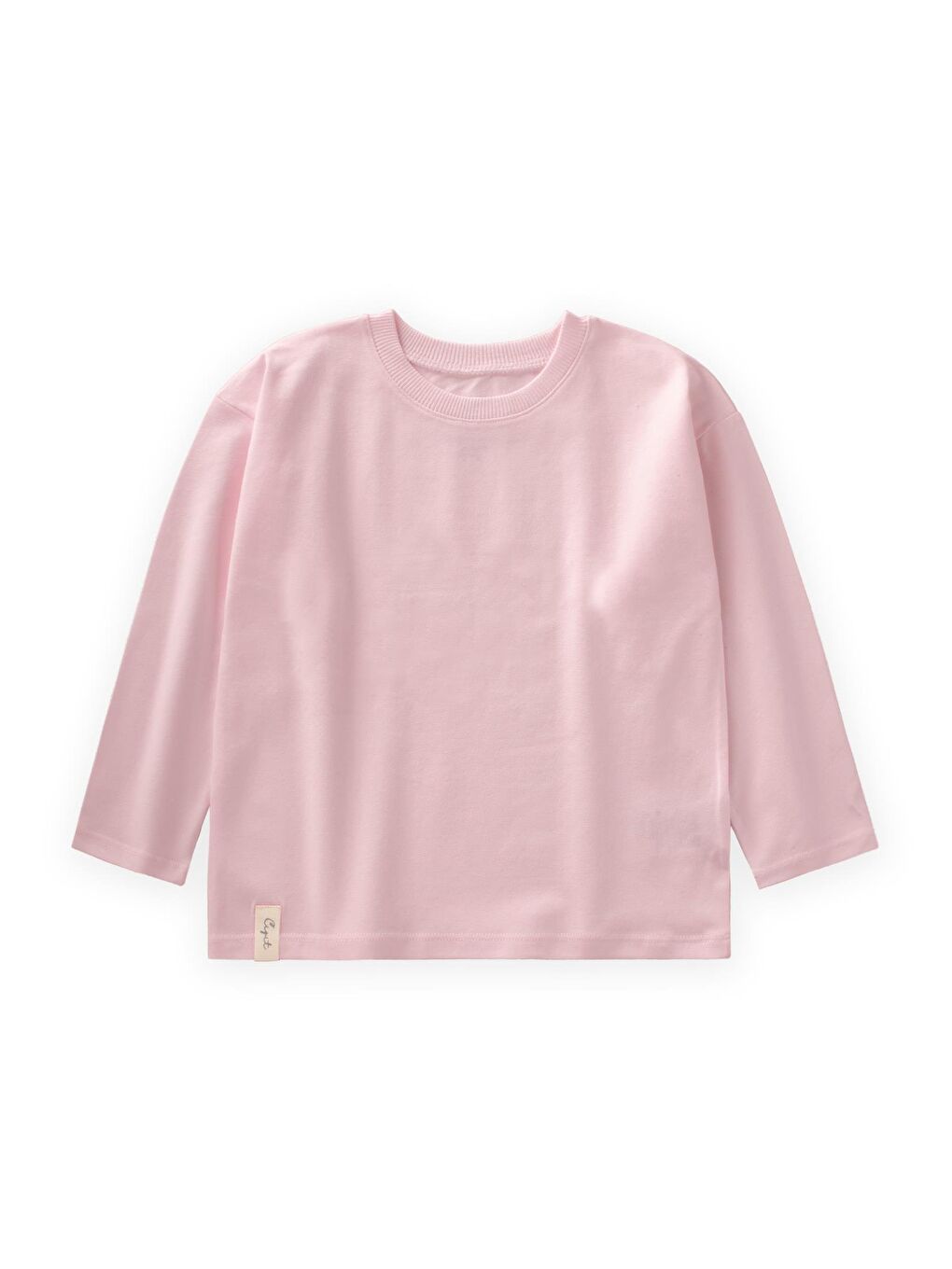 Mevsimlik Basic T-Shırt 2-10 Yaş Pudra Pembe