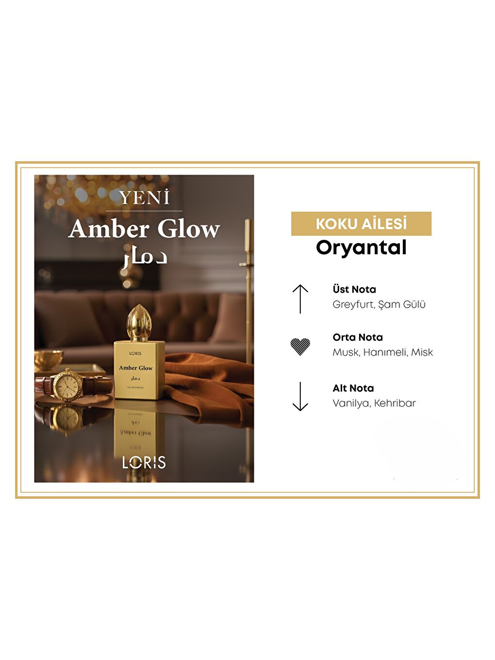 Dmar Amber Glow Unisex Parfüm 50 ML-2