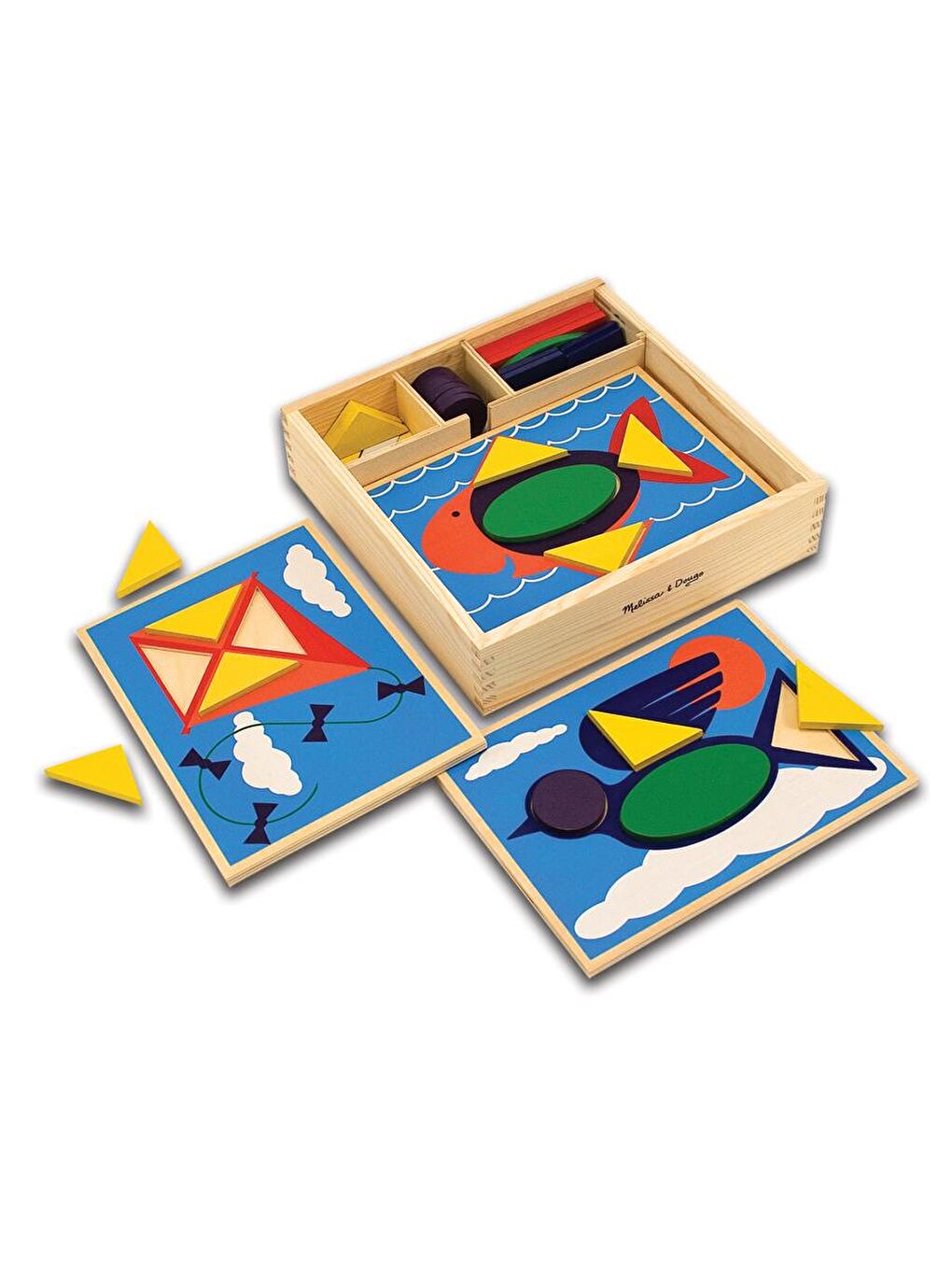 Melissa and Doug Ahşap Şekil Bulmaca