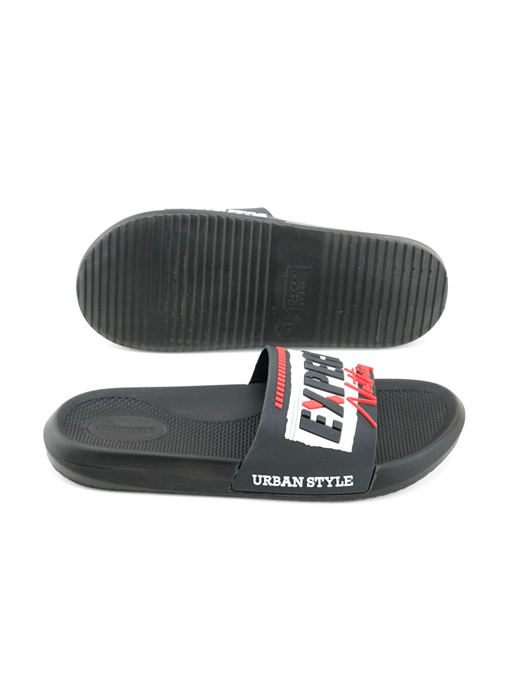 Siyah Erkek Yazlık PU Islak Zemine Uygun Ev Bahçe Banyo Havuz Terlik-4