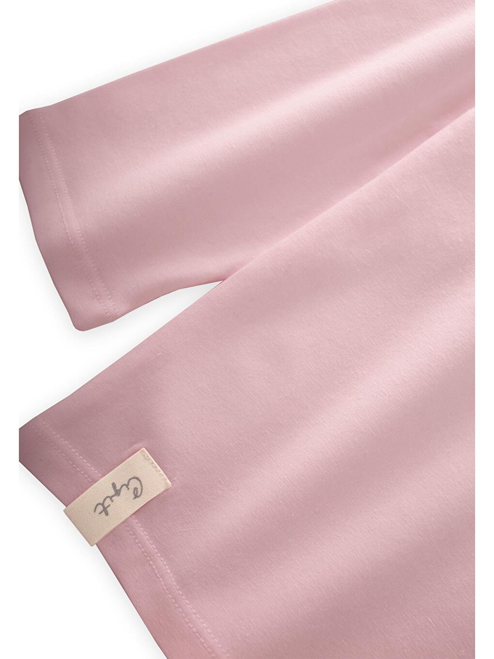 Mevsimlik Basic T-Shırt 2-10 Yaş Pudra Pembe-2