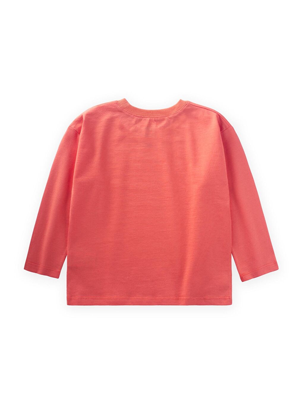 Mevsimlik Basic T-Shırt 2-10 Yaş Mercan-1