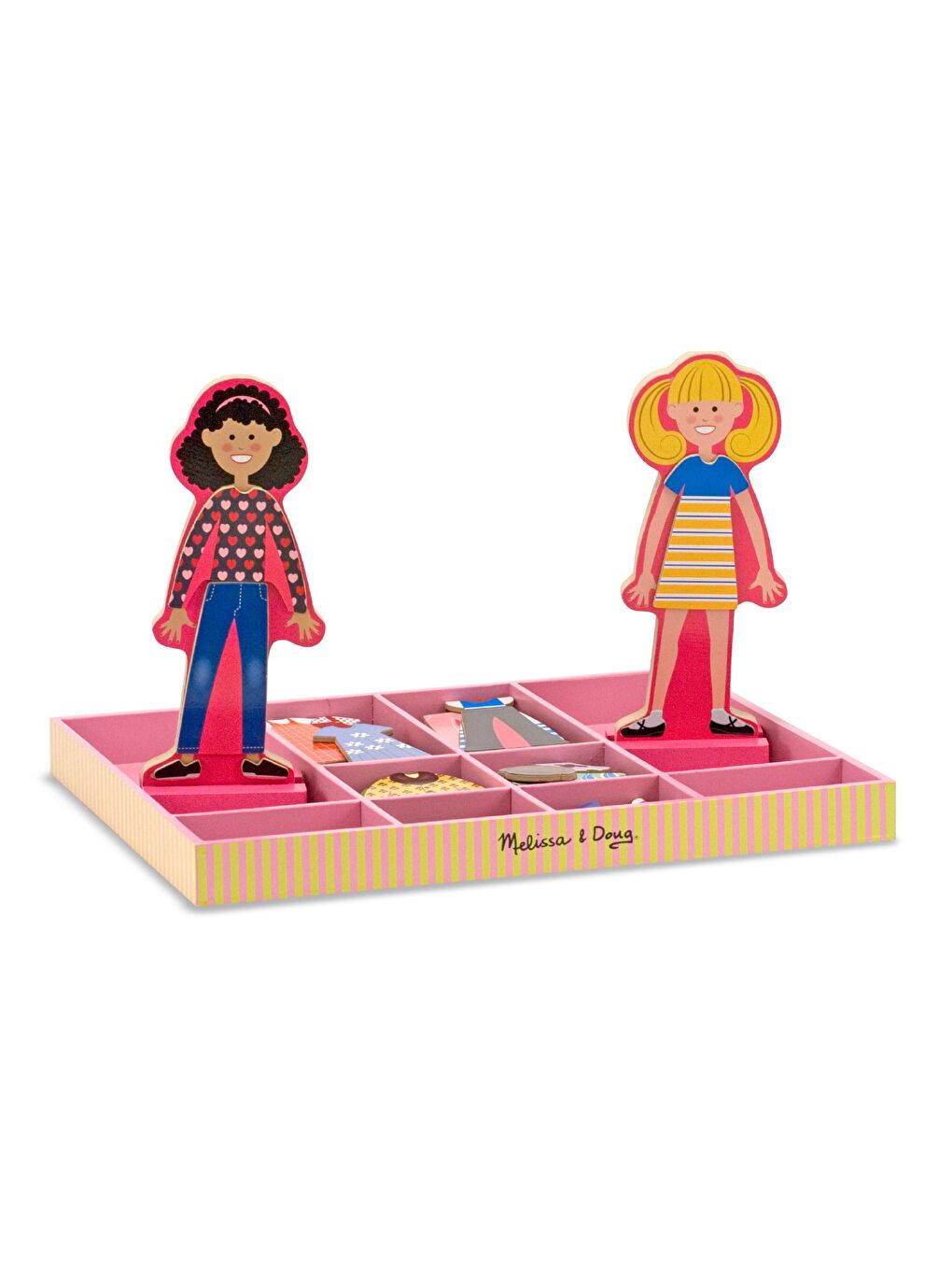 Melissa and Doug Karışık Ahşap Mıknatıslı Giydirme - Abby ile Emma - 2