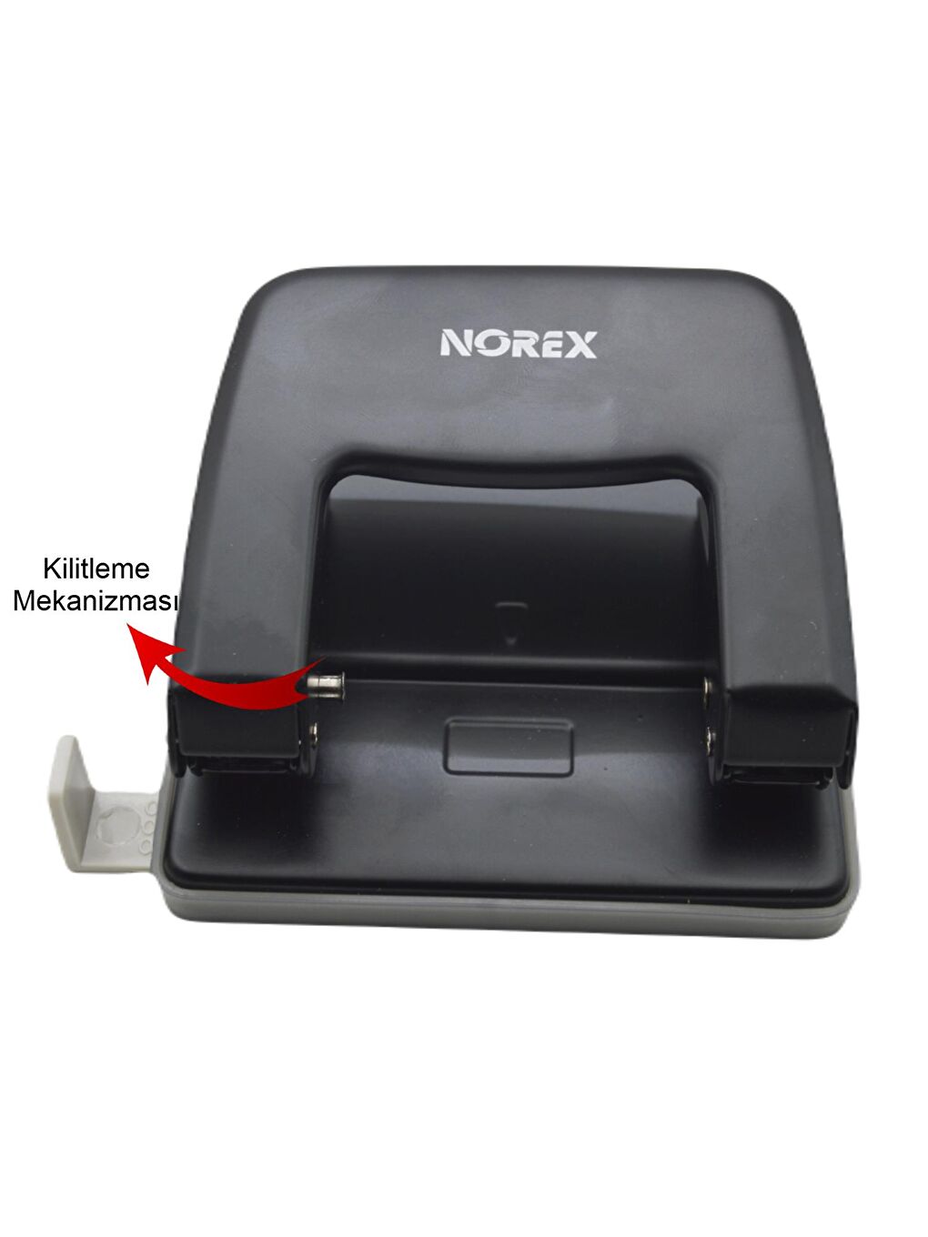 Metal Delgeç 25 Sayfa Kapasiteli Siyah UH103-190-2