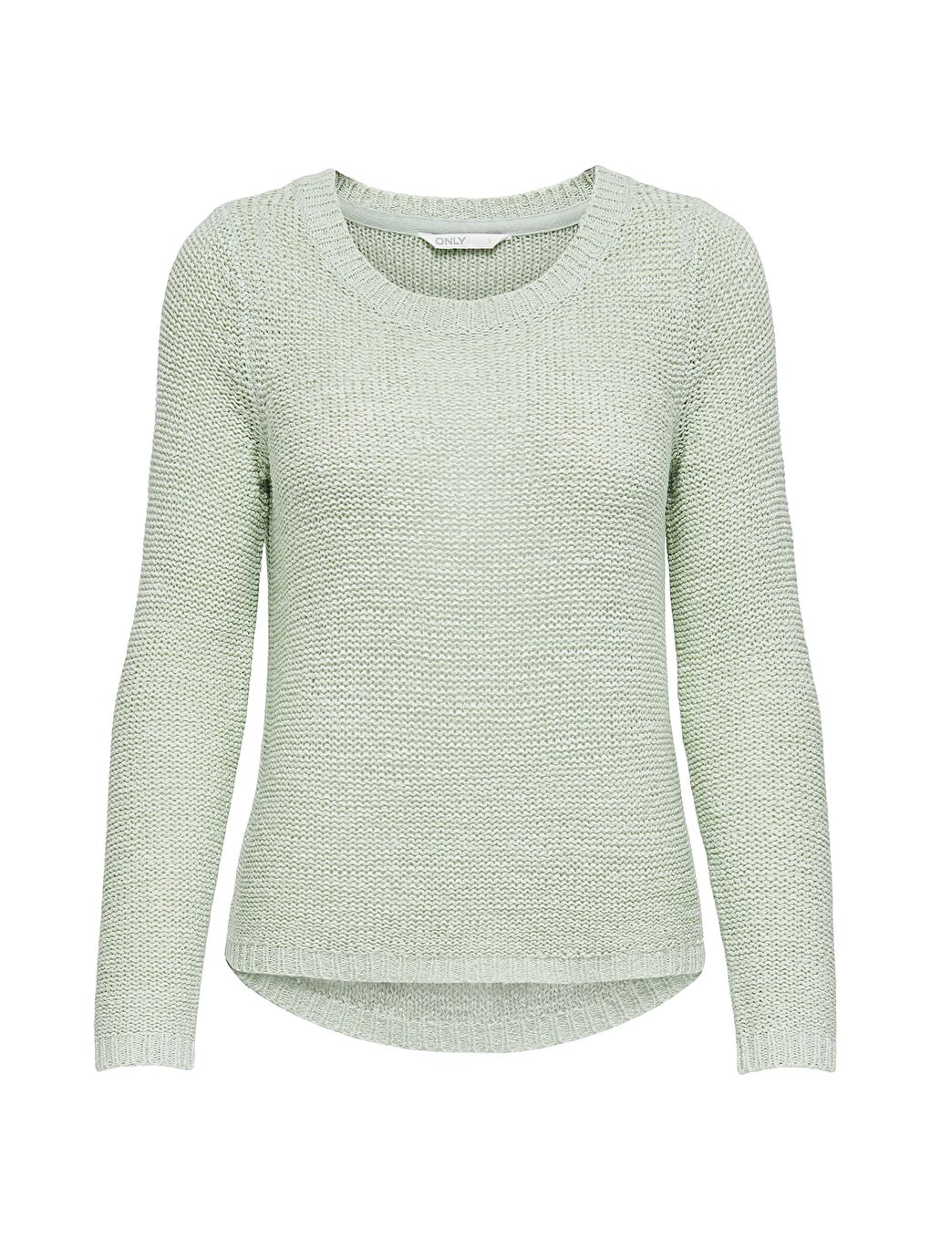 Yeşil Onlgeena Regular Fit Bisiklet Yaka Örme Kazak 15113356A-5