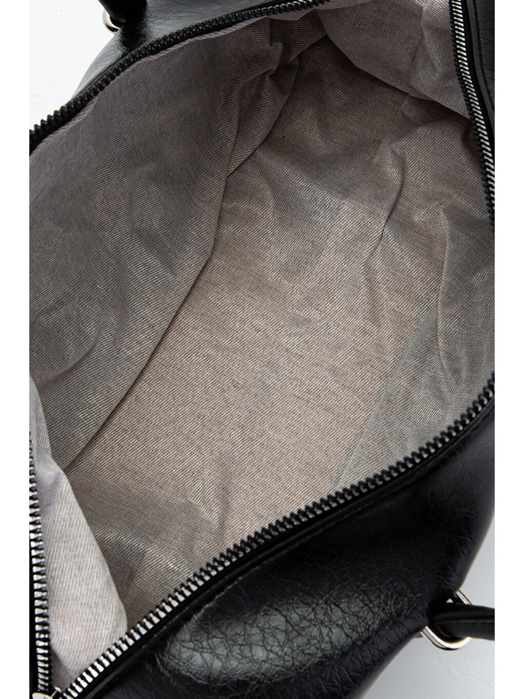 Çift Fermuar Detaylı Silindir Kadın Omuz Çanta Sophie Siyah-4