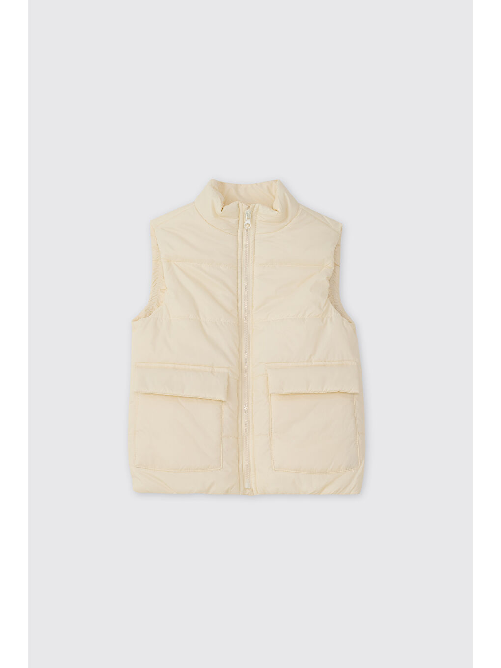 Erkek Çocuk Ekru Micro Yelek