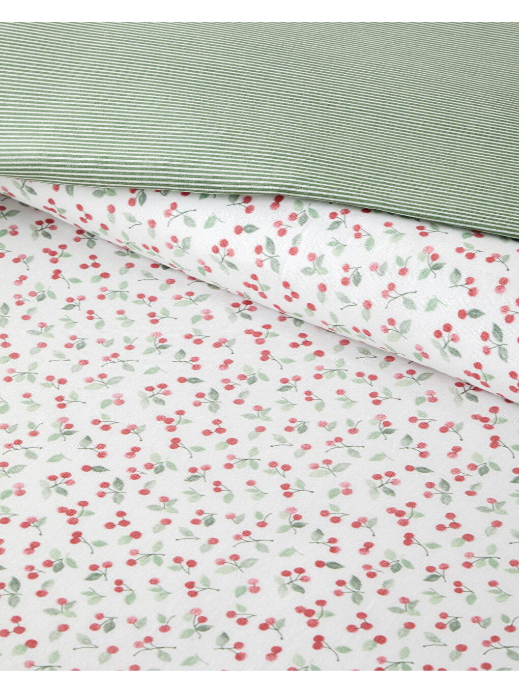 Cherry Pop Kolay Ütülenir Çift Kişilik Nevresim Seti 200x220 Cm Kırmızı-2
