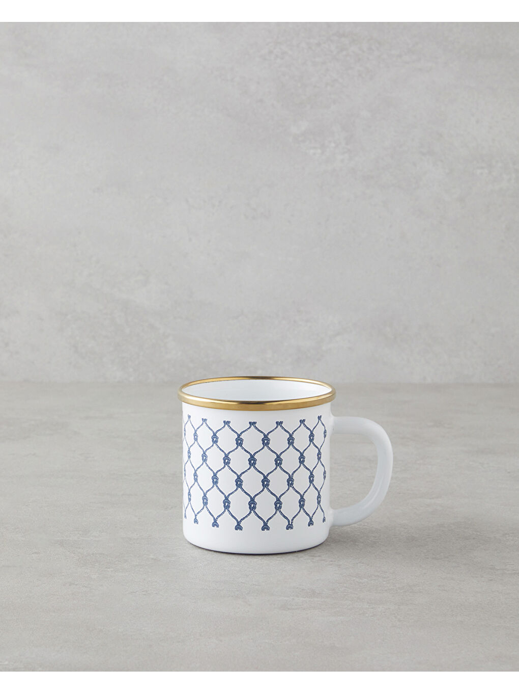 English Home Coaspiral Emaye Kupa 350 ml Mavi