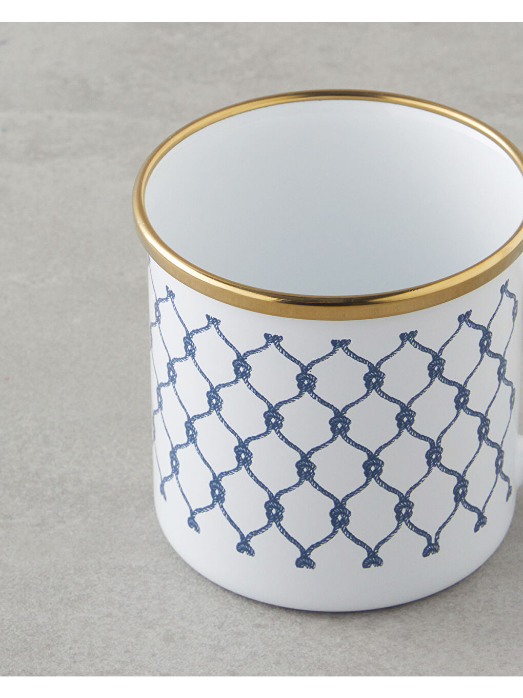 English Home Coaspiral Emaye Kupa 350 ml Mavi - 1