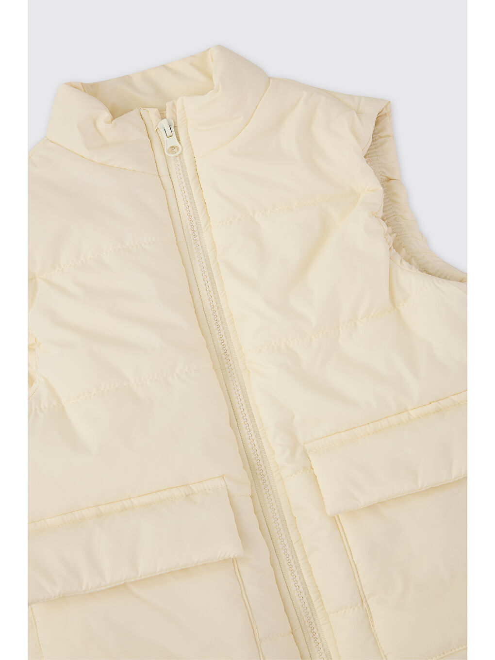 Erkek Çocuk Ekru Micro Yelek-2