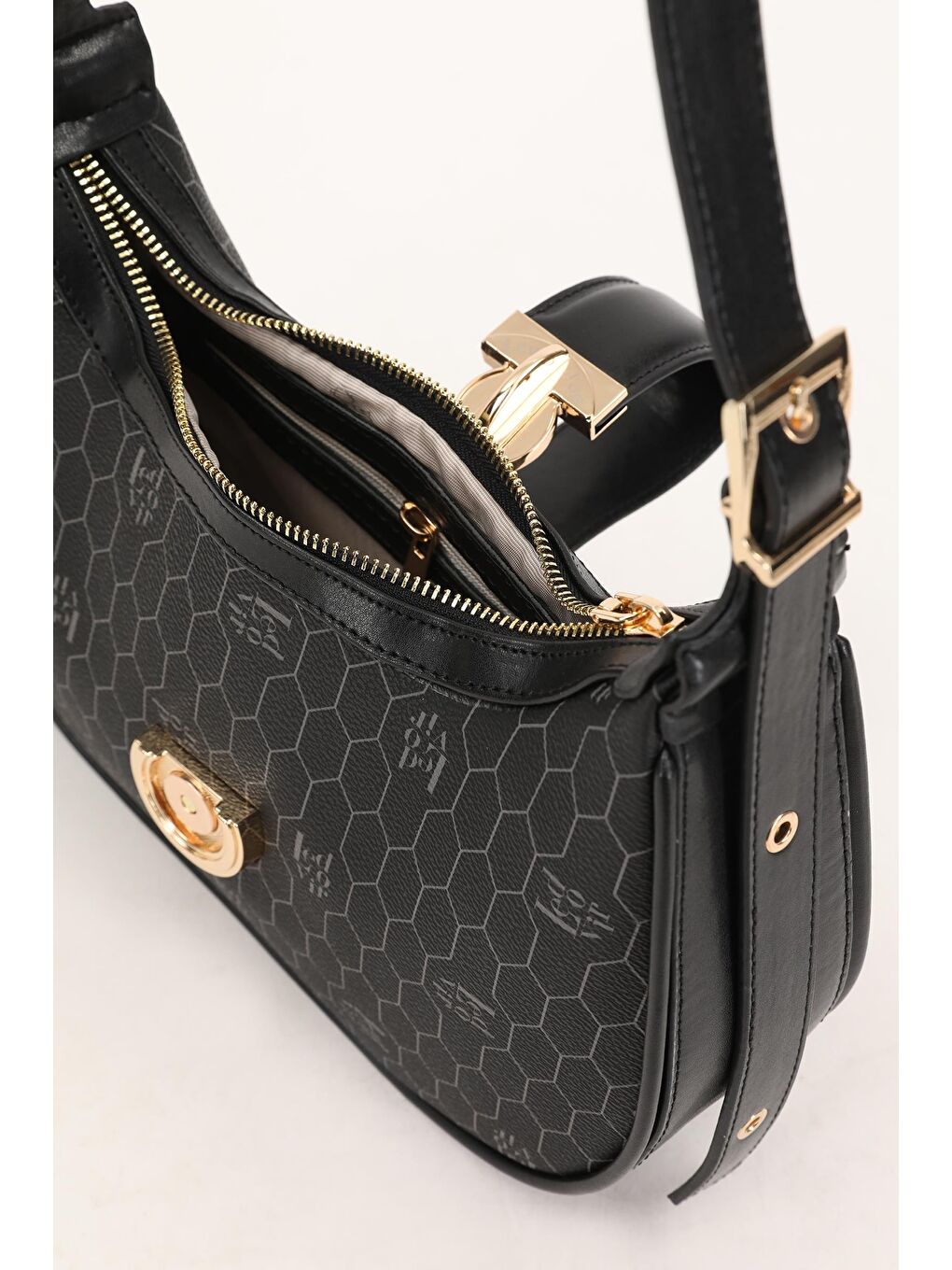 Siyah Kadın El ve Omuz Çantası 930211-3