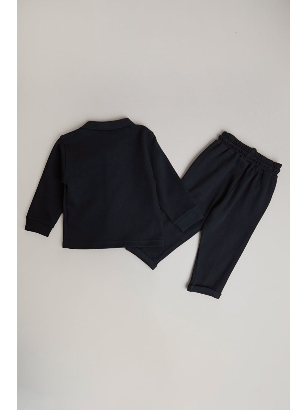 Siyah %100 Pamuk Çimalı Yazı Baskılı 3 Lü Erkek Çocuk Takım-2