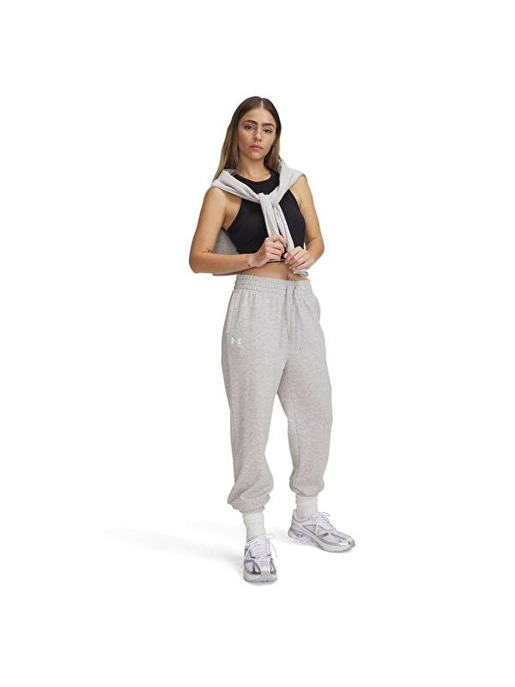 Rival Terry Jogger Kadın Gri Eşofman Altı-2