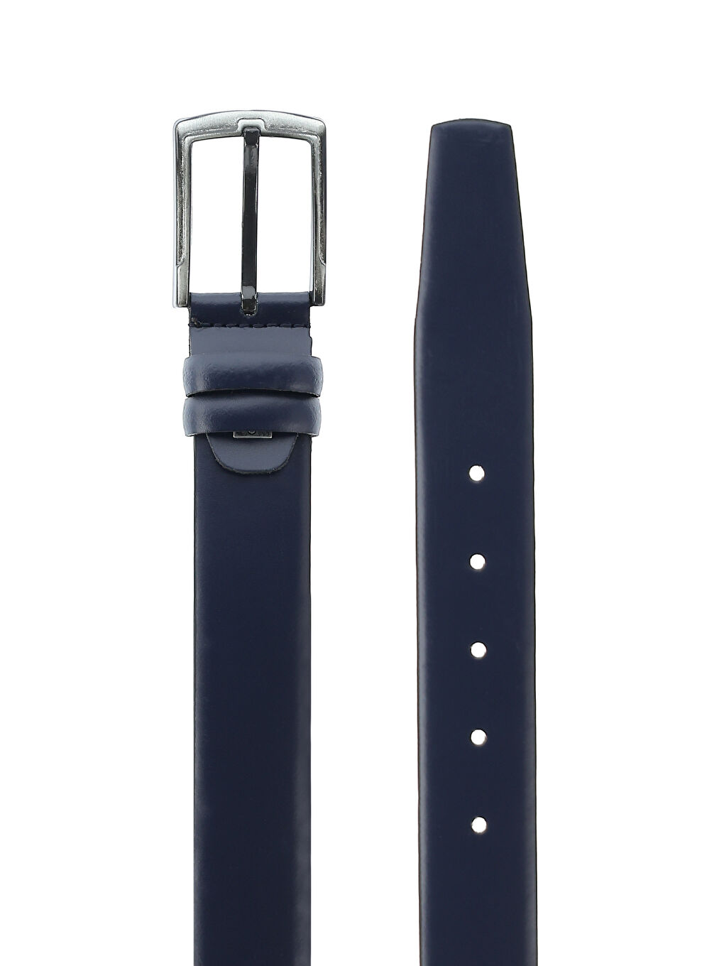 Lacivert Klasik Deri Kemer-1