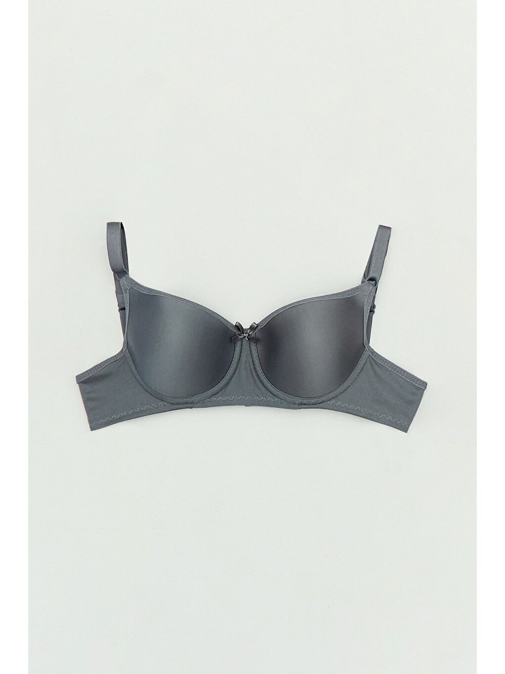 Gri Desteksiz Telli Sütyen