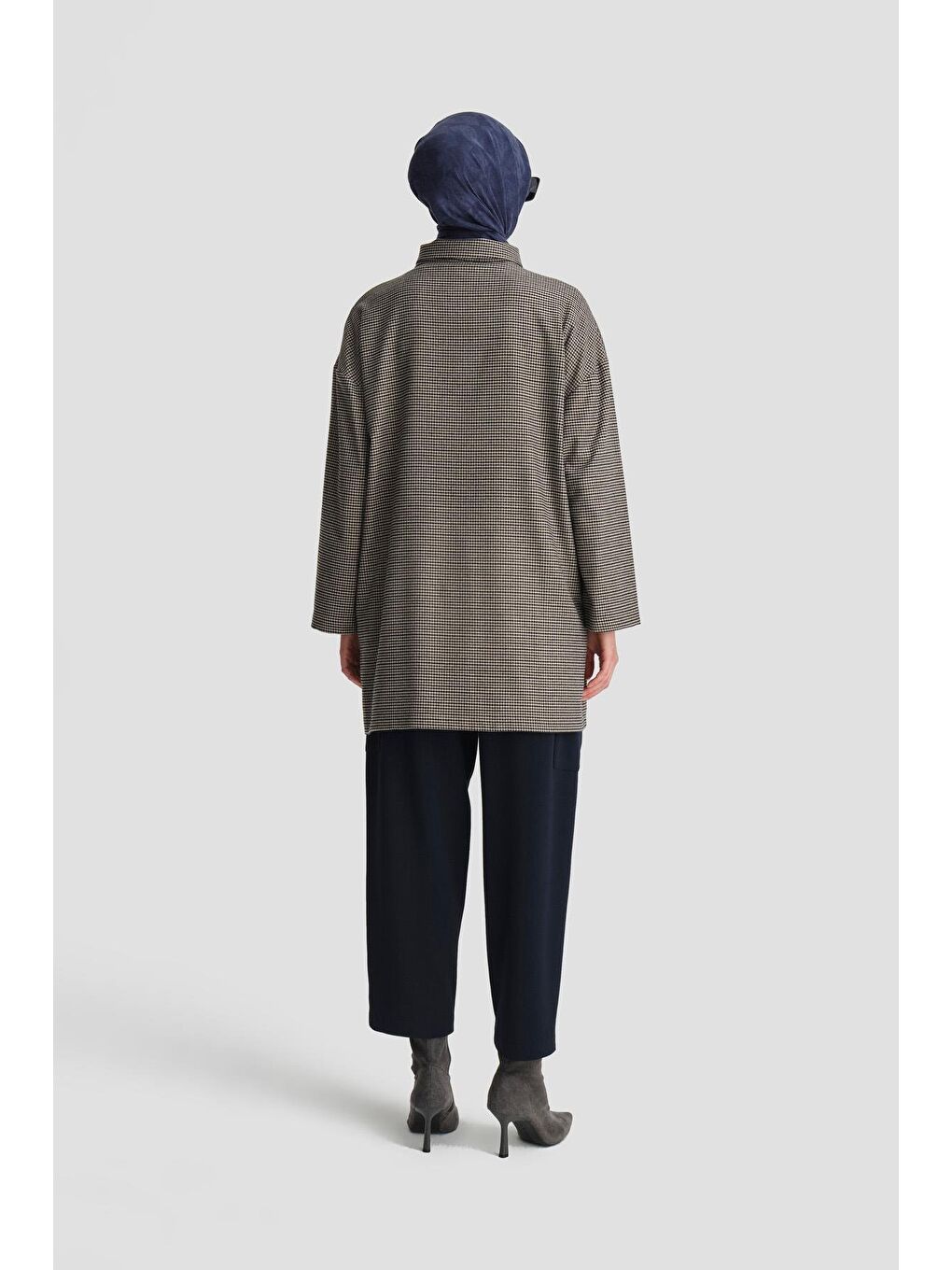 Beli Daraltılabilen Gabardin Pantolon 24K2705 Lacivert-1