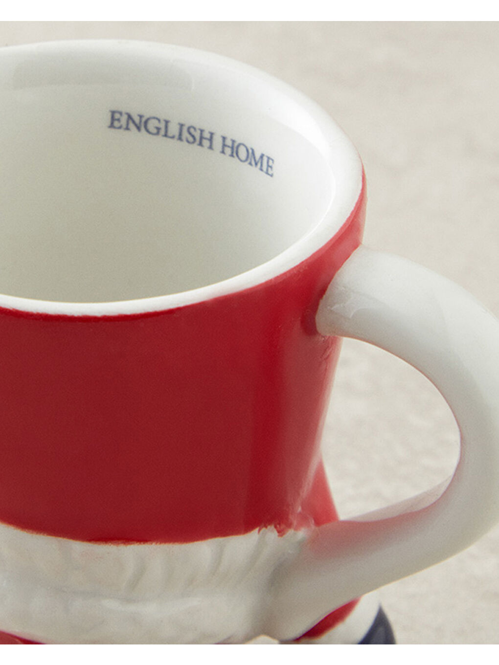 Tiny Santa Dolomite Yılbaşı Kupa 70 ml Kırmızı-2