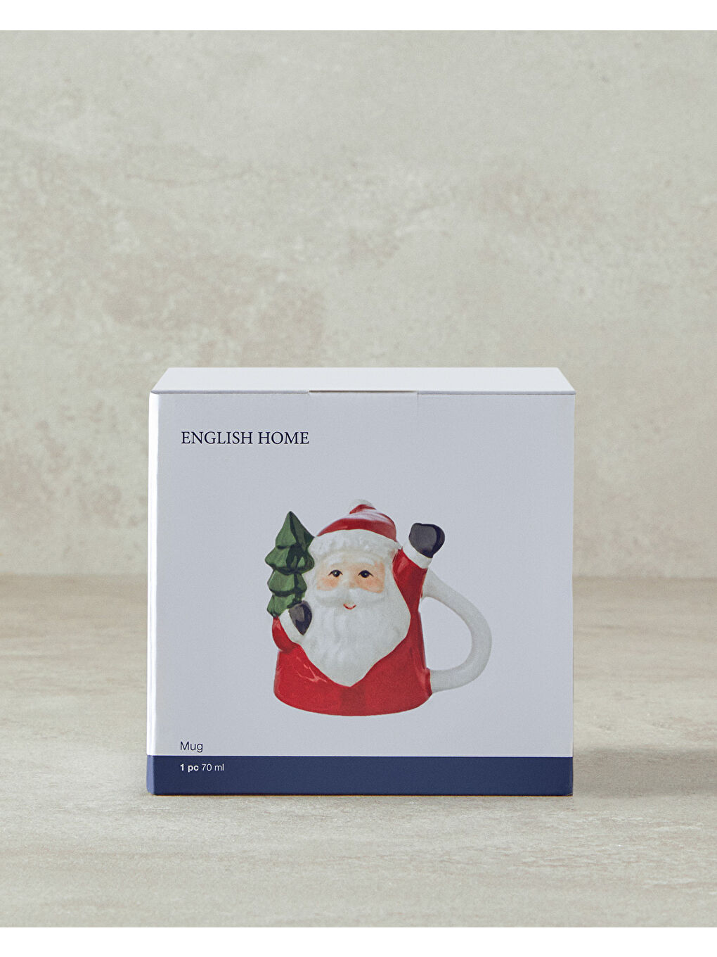 Tiny Santa Dolomite Yılbaşı Kupa 70 ml Kırmızı-3