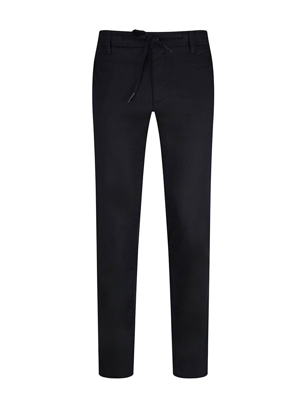 Siyah Regular Fit Yandan Cepli Pamuklu Jogger Pantolon