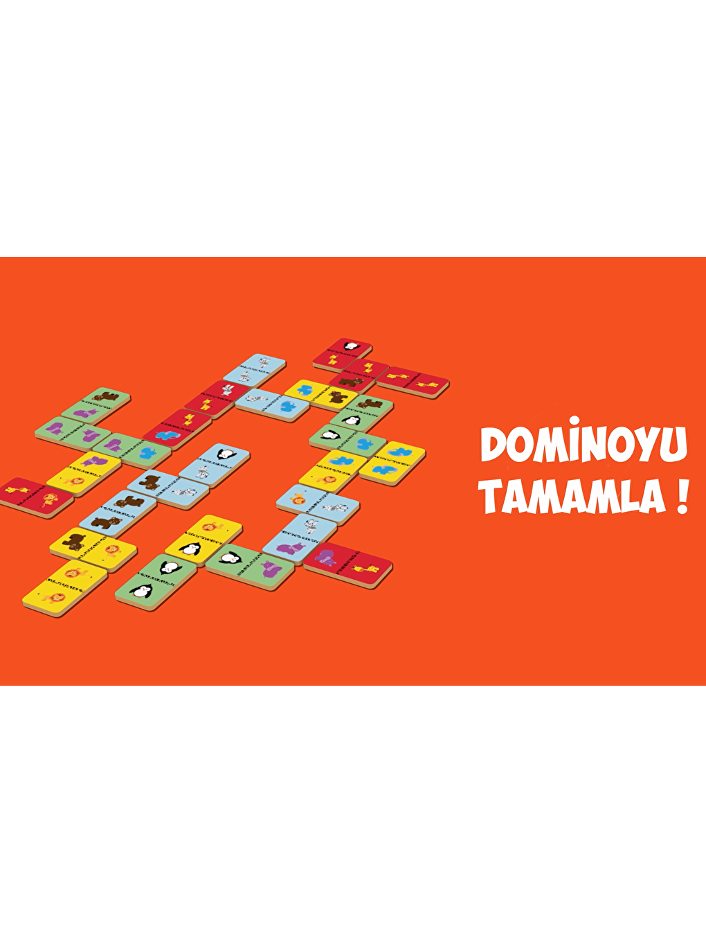 Rossie Karışık Ahşap Eşleştirme Oyunu - Domino Game - 11