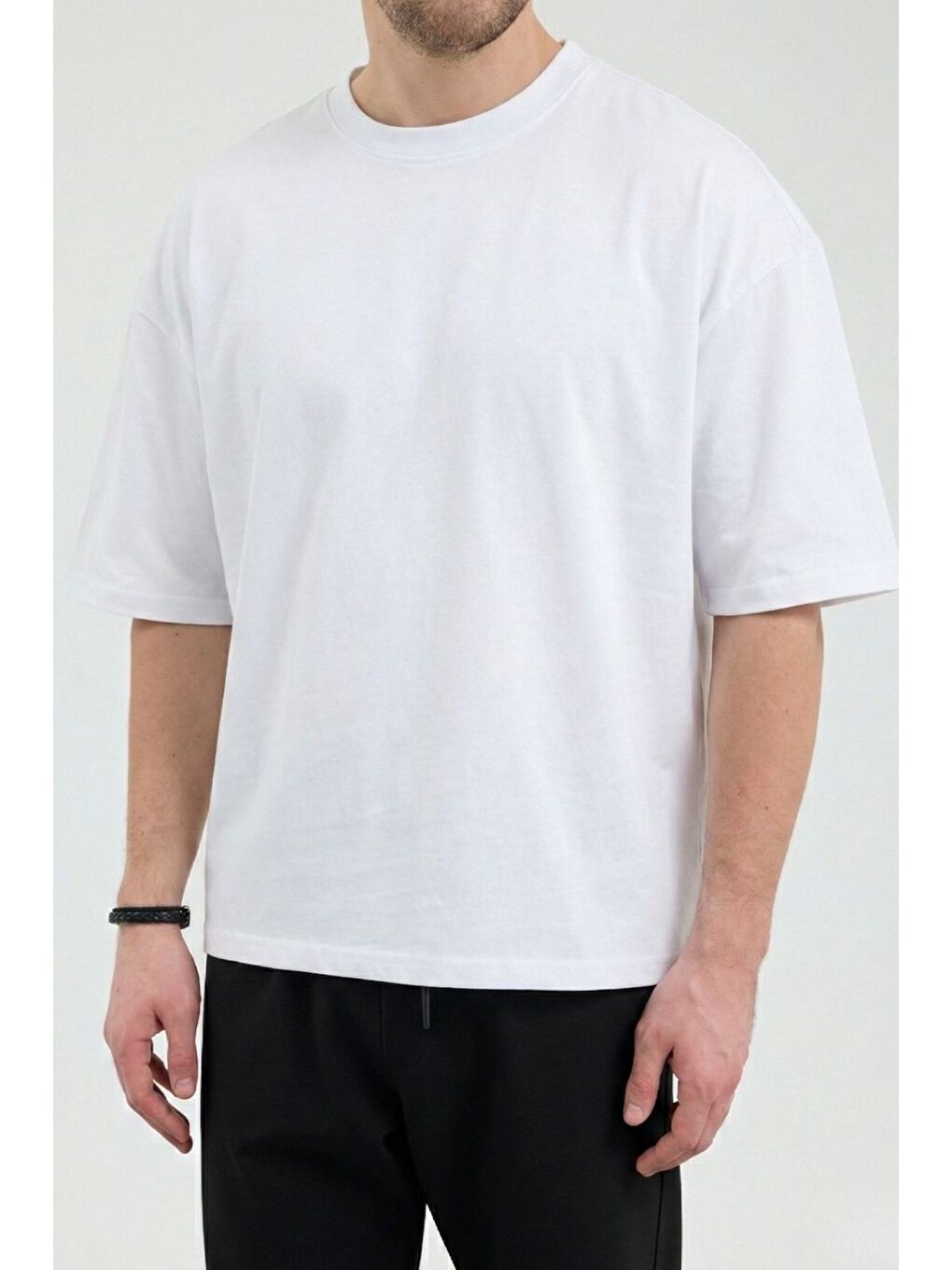 Erkek Beyaz Tişört-2
