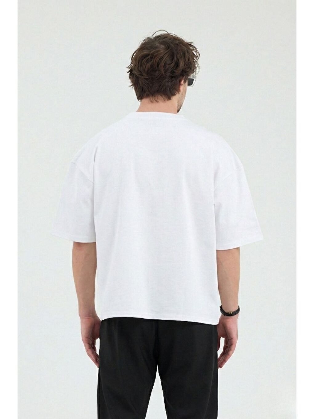 Erkek Beyaz Tişört-3
