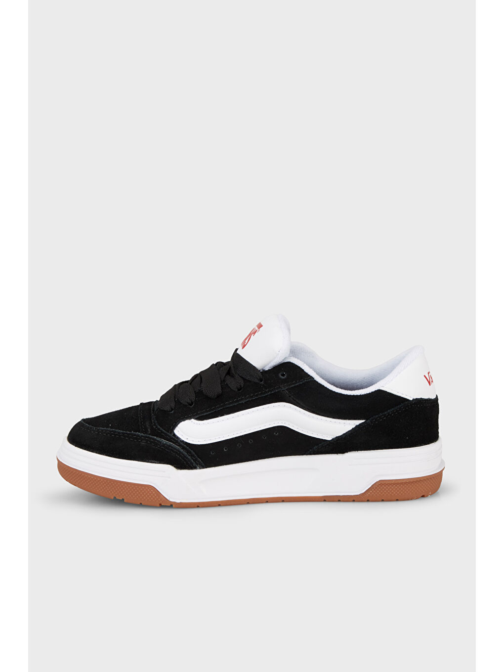 Siyah Hylane Logolu Süet Sneaker Ayakkabı VN000DB14581-1