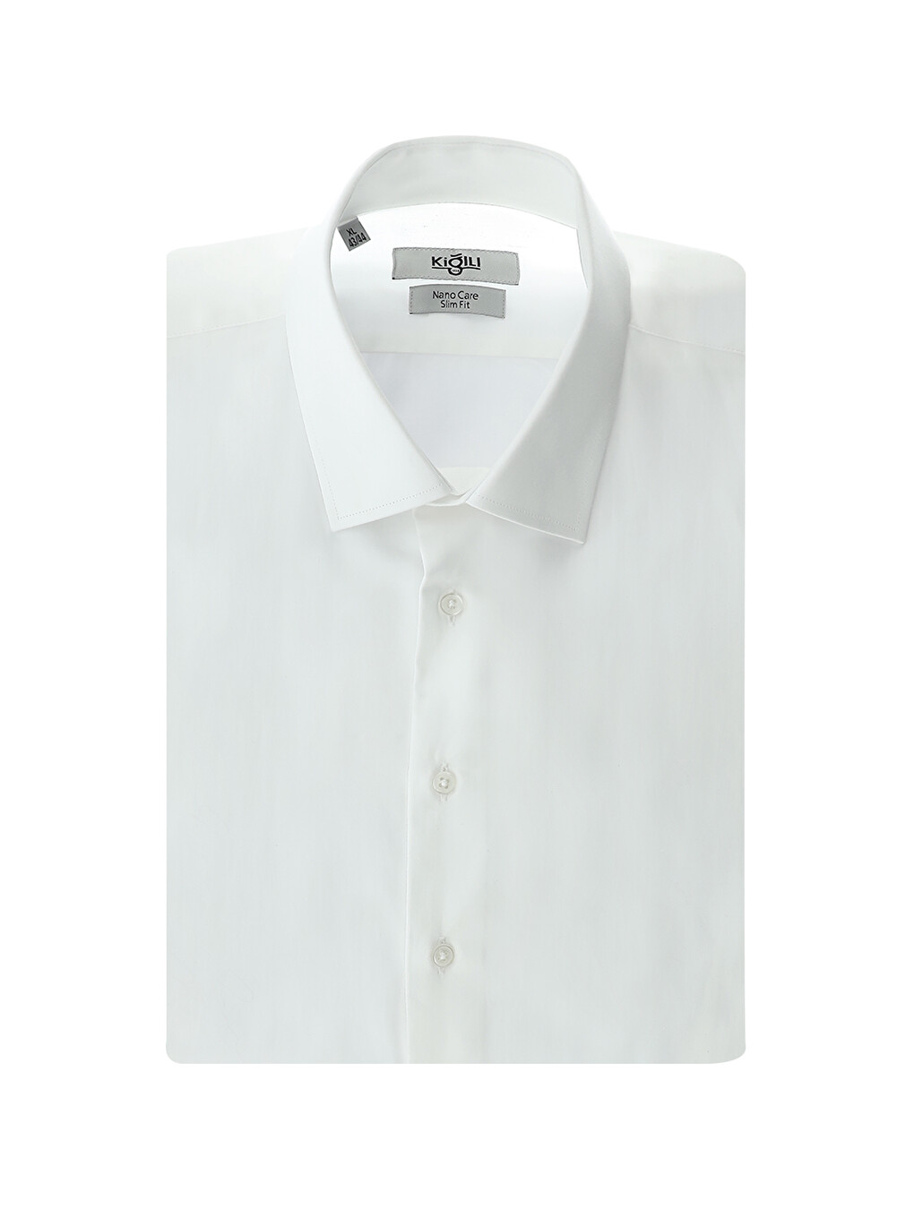 Beyaz Uzun Kol Slim Fit Dar Kesim Klasik Pamuk Gömlek