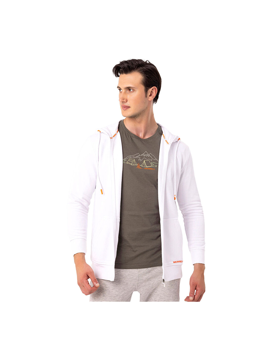 Scole Erkek Beyaz Sweatshirt-1