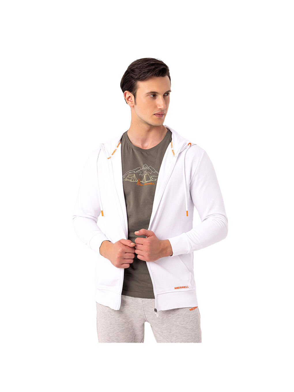 Scole Erkek Beyaz Sweatshirt-2