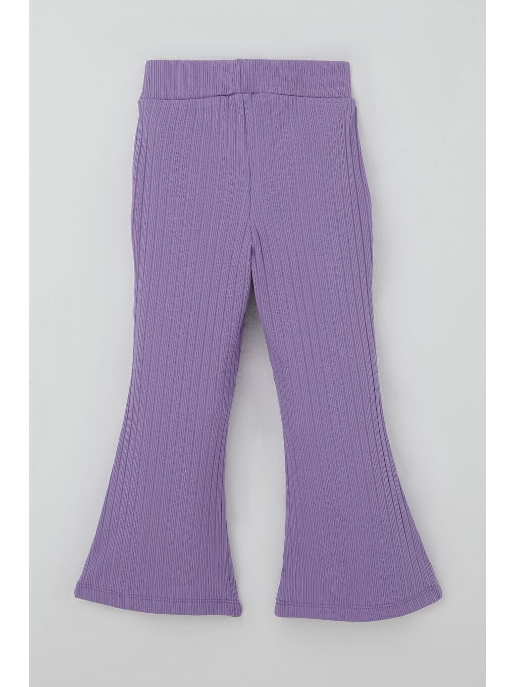 Kız Çocuk Tayt Bel Kısmı Arma Aksesuar Detaylı Lila (3-7 Yaş)-1