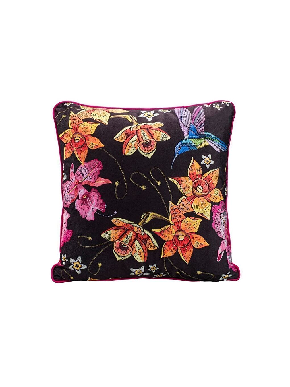 Lüks Kadife 43x43 Cm Kırlent Kılıfı Dekoratif Yumuşak Salon Koltuk Avangart Biyeli Siyah-2