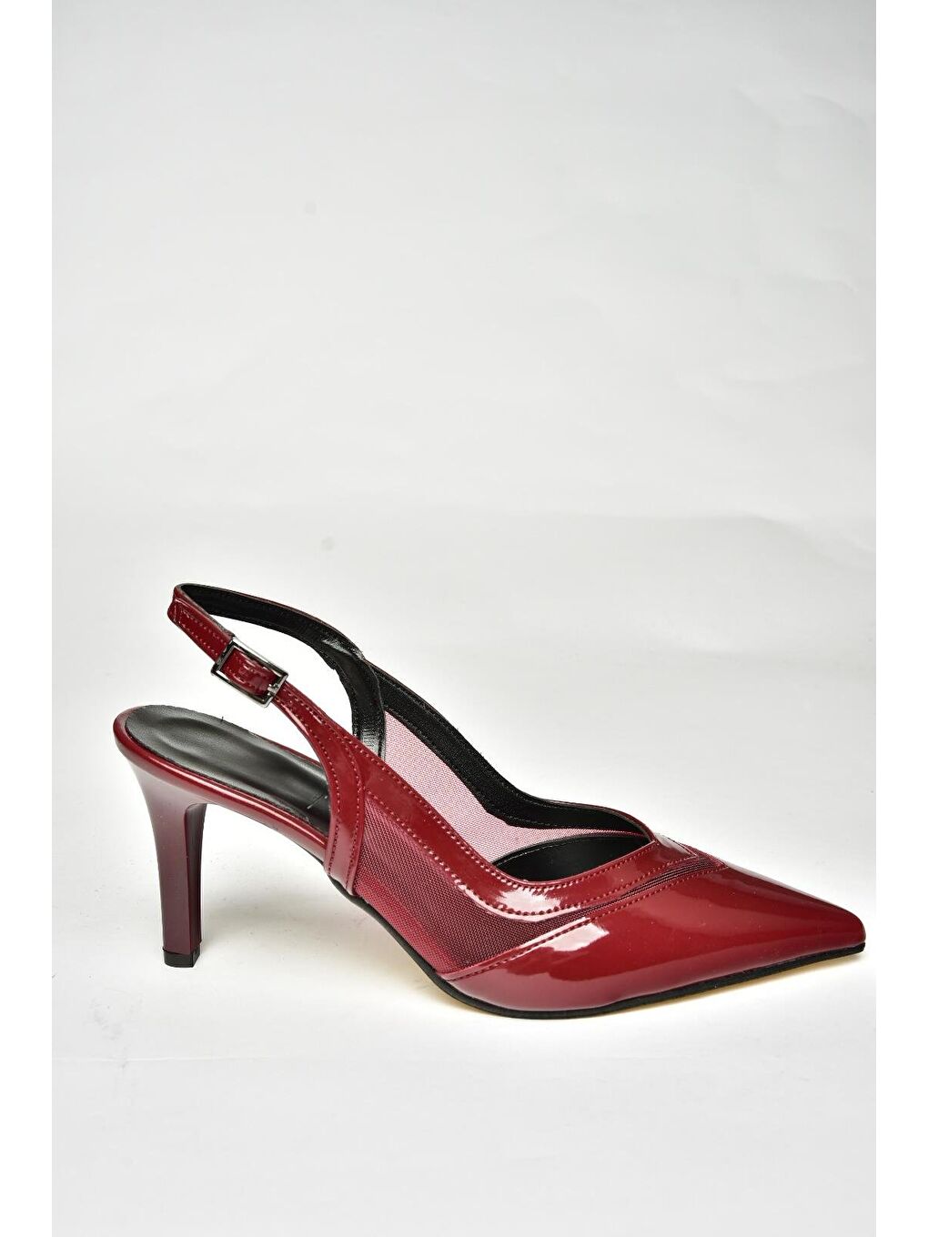 Bordo Kadın Topuklu Ayakkabı U6540789-4