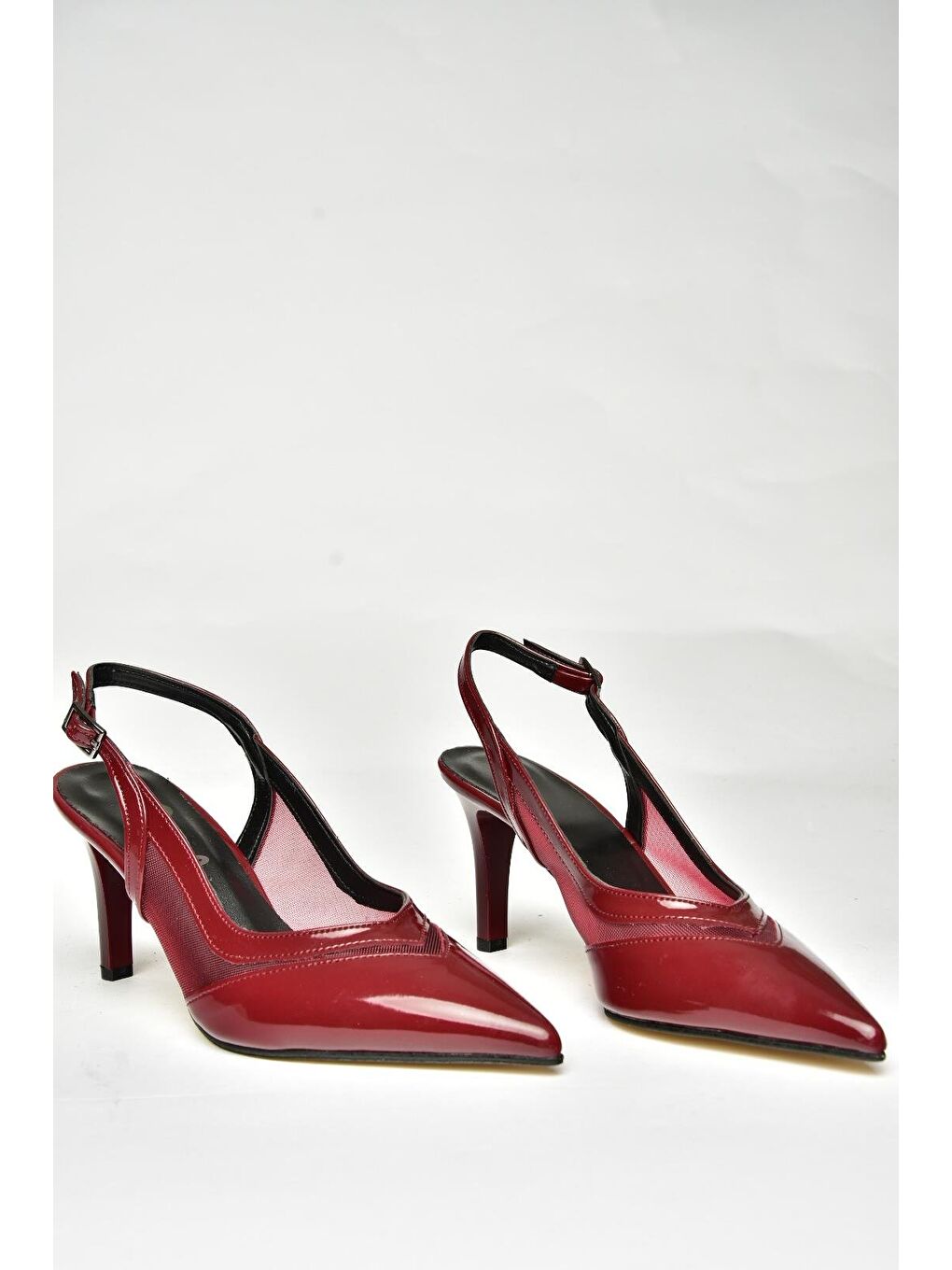 Bordo Kadın Topuklu Ayakkabı U6540789-5
