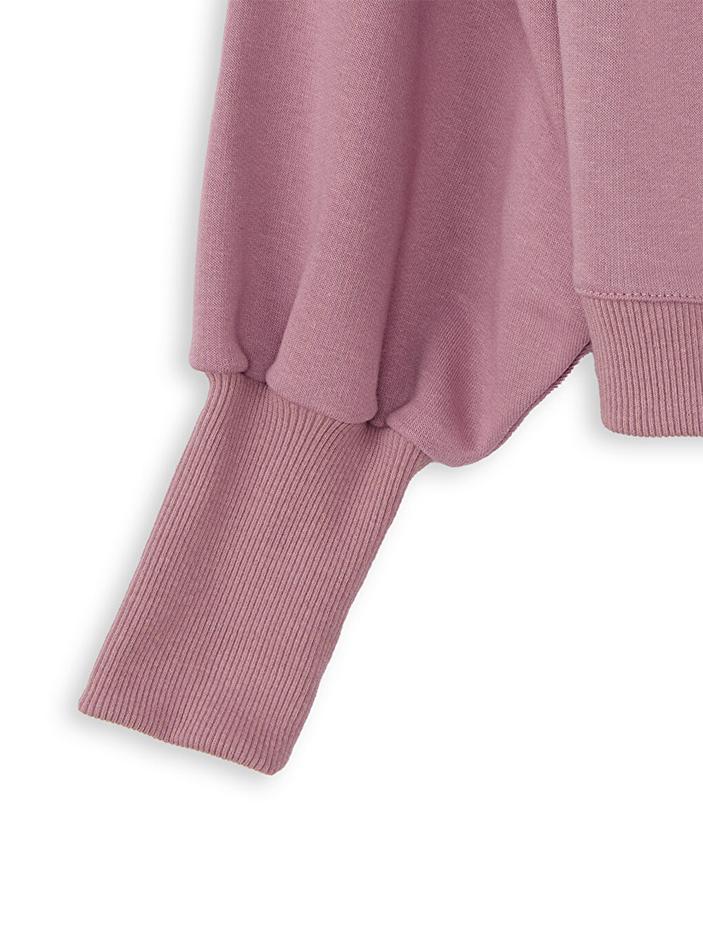 Pembe Kız Çocuk Gül Kurusu Sweatshirt-4