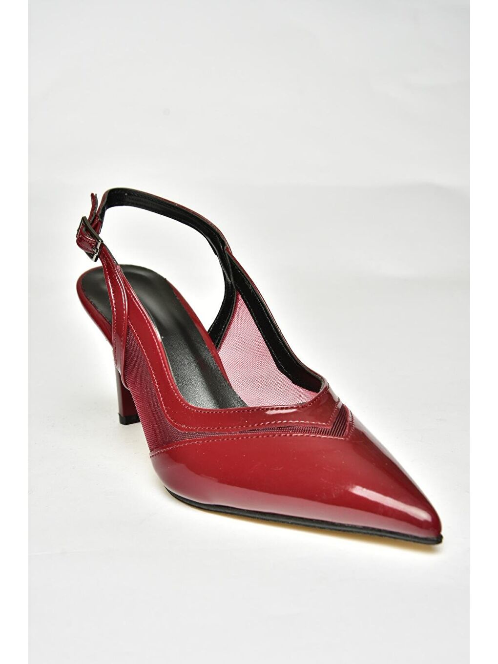 Bordo Kadın Topuklu Ayakkabı U6540789-6