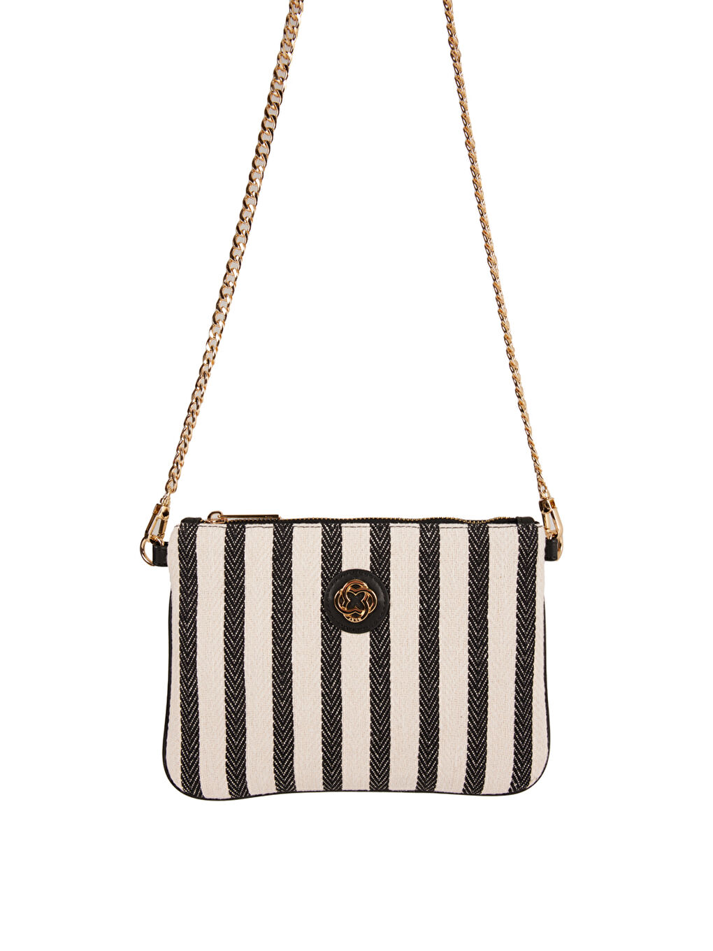 Siyah Cnt20135 Zincir Askılı Çapraz Çanta-2