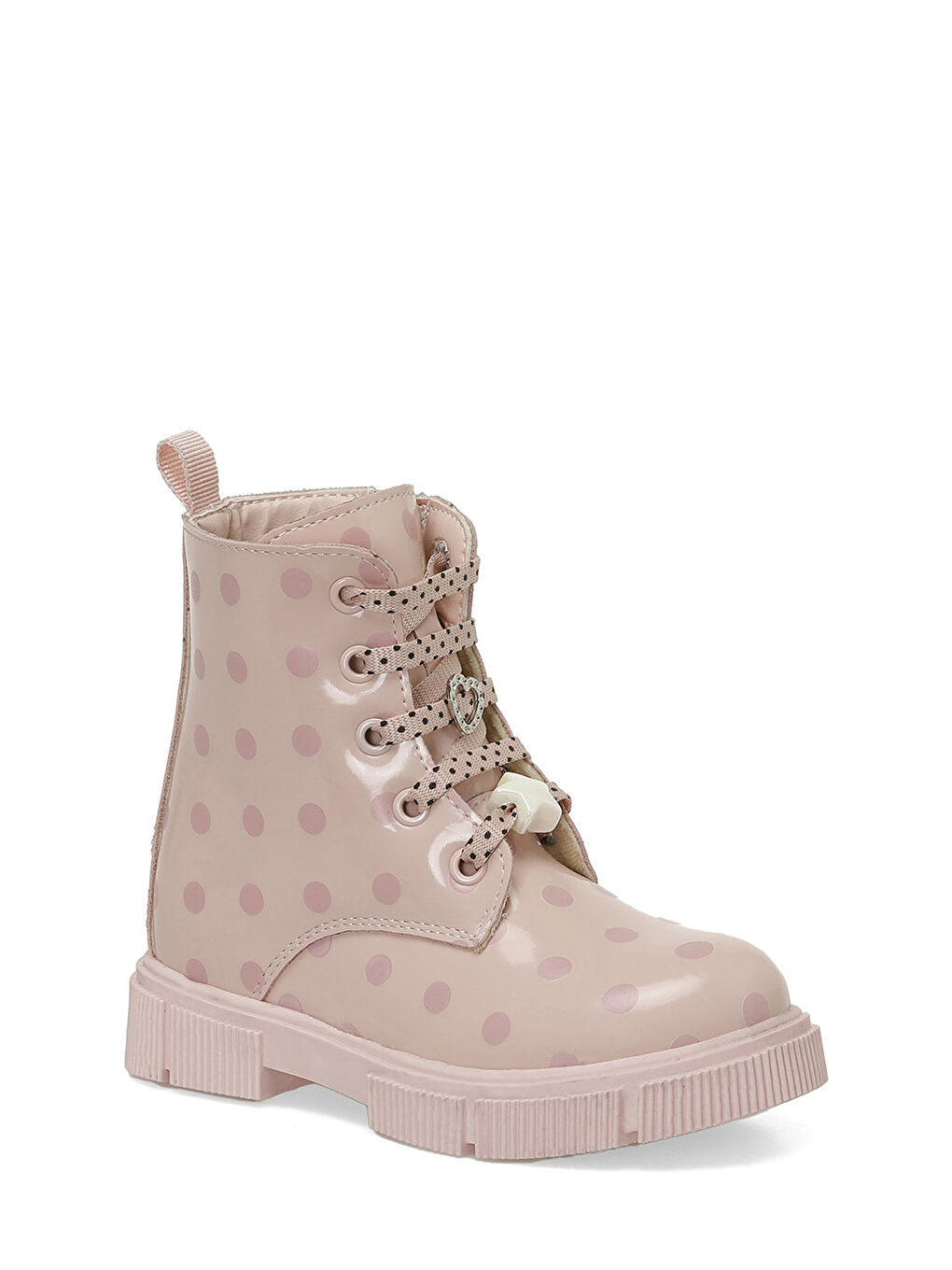 Pembe UDINE P 4PR Pudra Kız Çocuk Worker Bot-1