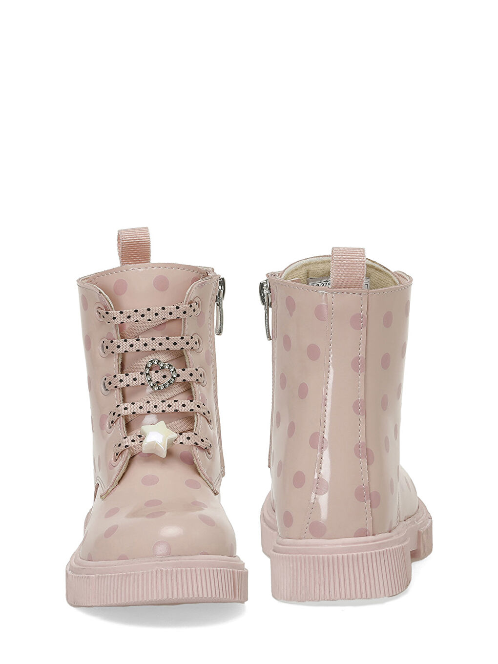 Pembe UDINE P 4PR Pudra Kız Çocuk Worker Bot-4